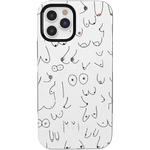 I'm With Her | Black & White Boobs Case