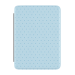 On the Dot | Blue Monochrome Polka Dot Kindle Case