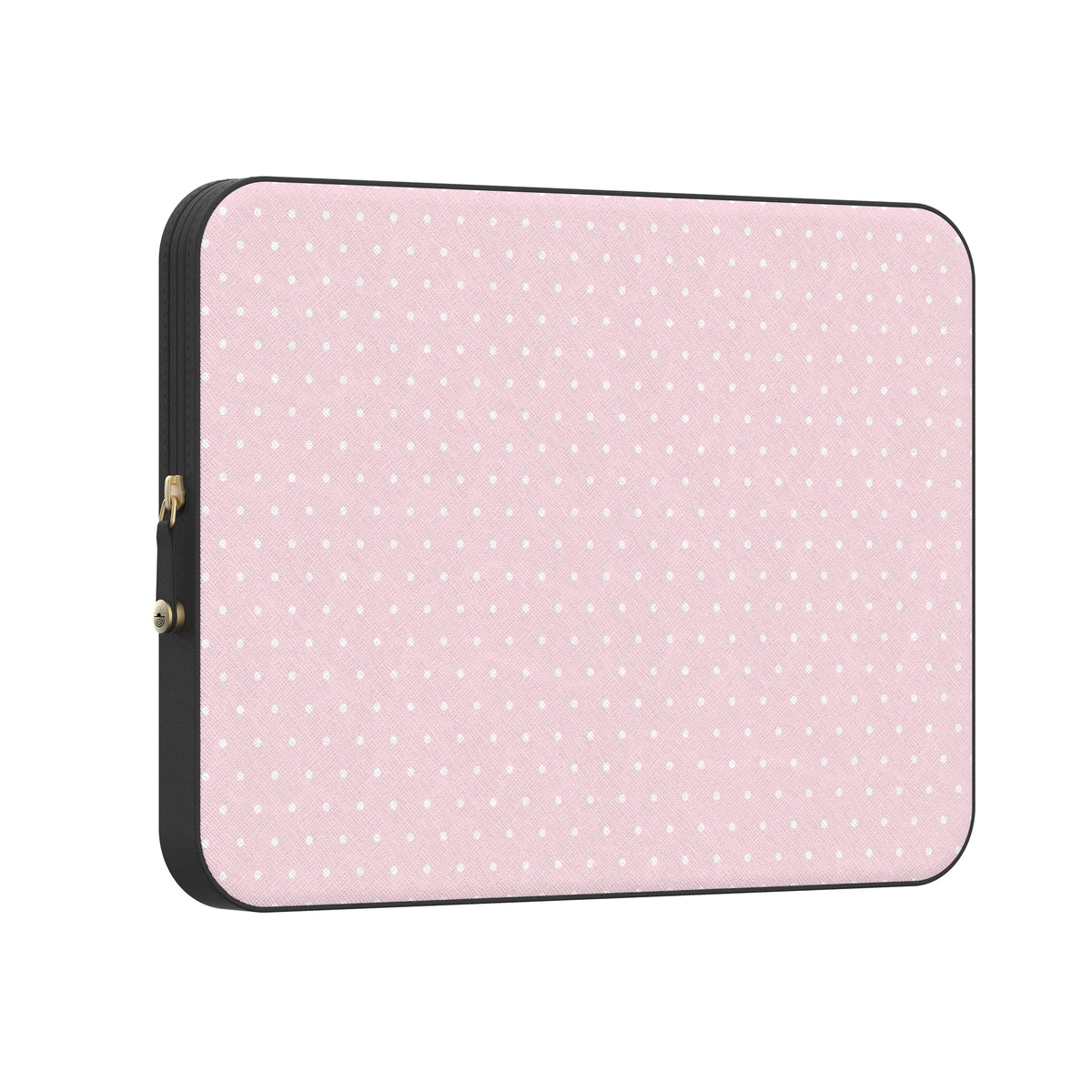 On the Dot | Pink & White Polka Dot Laptop Case