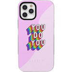 YOU DO YOU | Purple Print iPhone Case