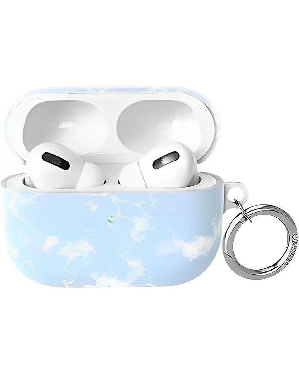 Light Blue Skies | Marble Clouds AirPods Case