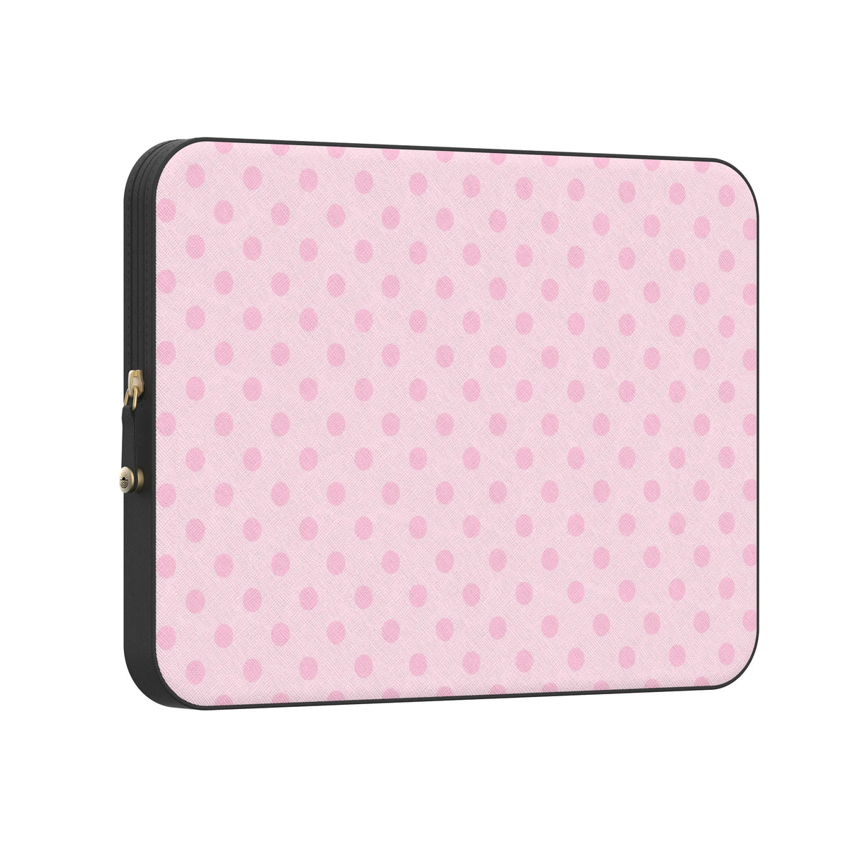 Spotted in SoHo | Pink Polka Dot Laptop Case