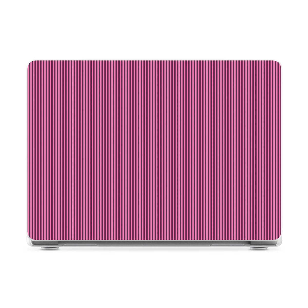 Stripes and the City | Pink & Purple Pinstripe Laptop Shell