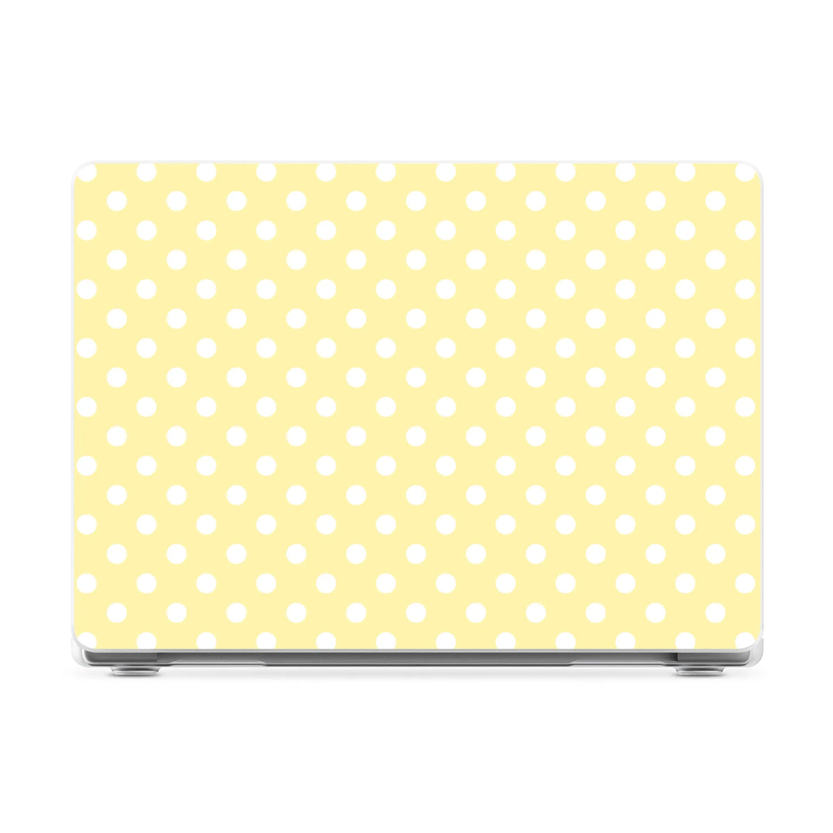 Spotted in SoHo | Yellow Polka Dot Laptop Shell