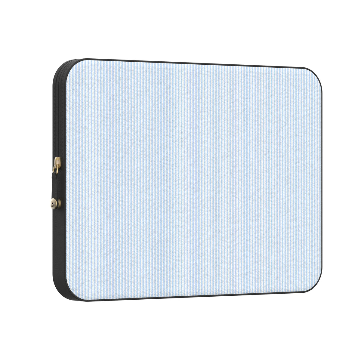 Stripes and the City | Light Blue Pinstripe Laptop Case