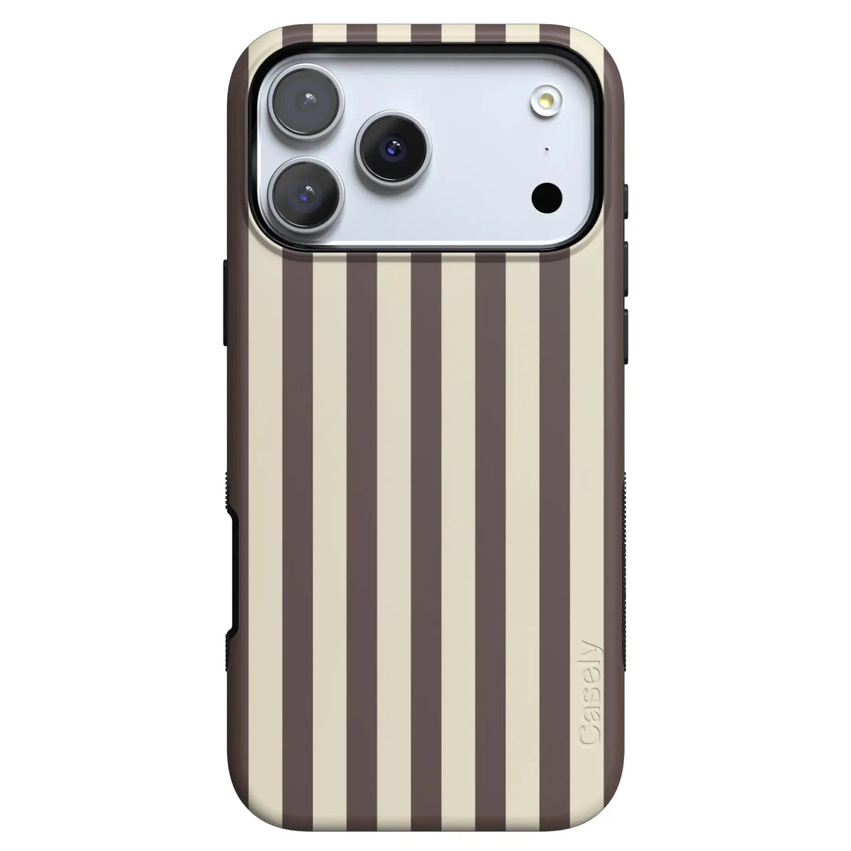 S'more Stripes | Brown Striped Case