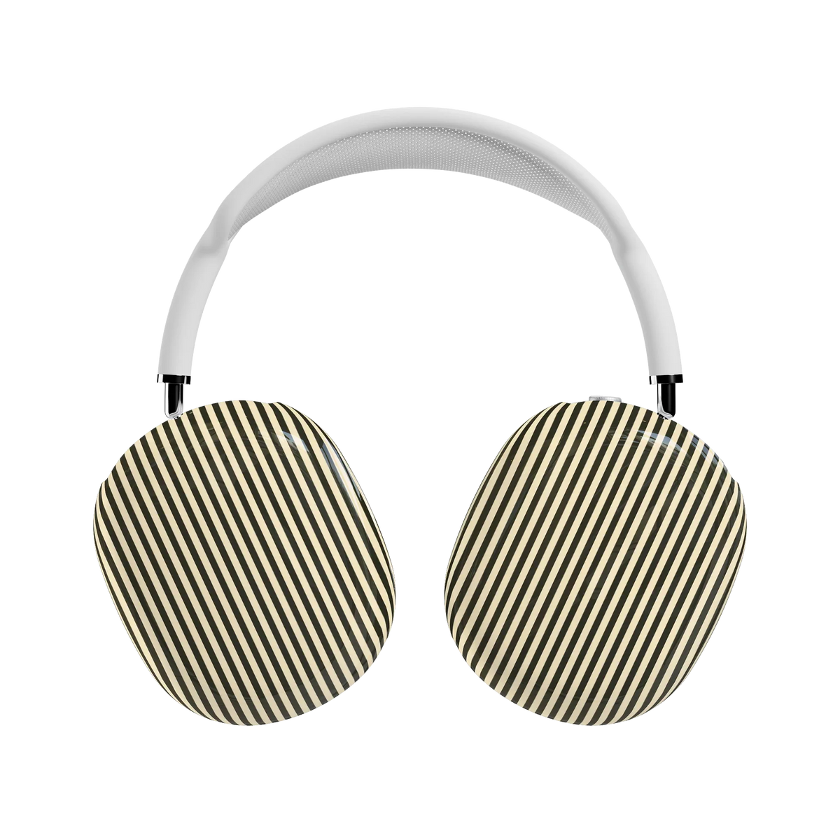 Stripes and the City | Black Pinstripes AirPods Max Case