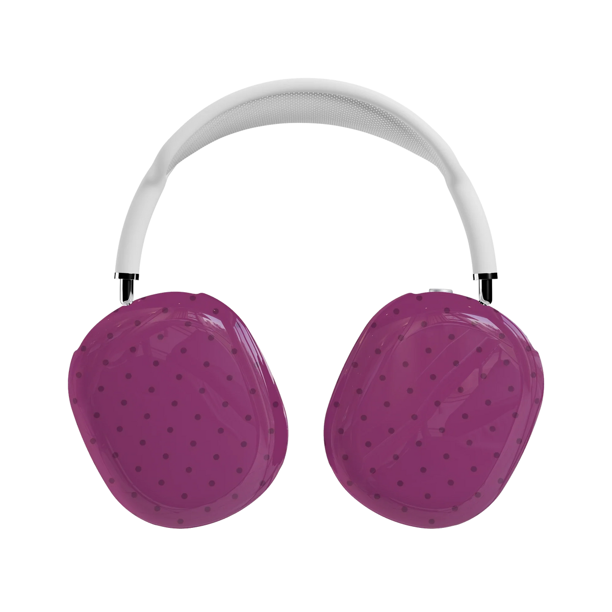 On the Dot | Plum Polka Dot AirPods Max Case