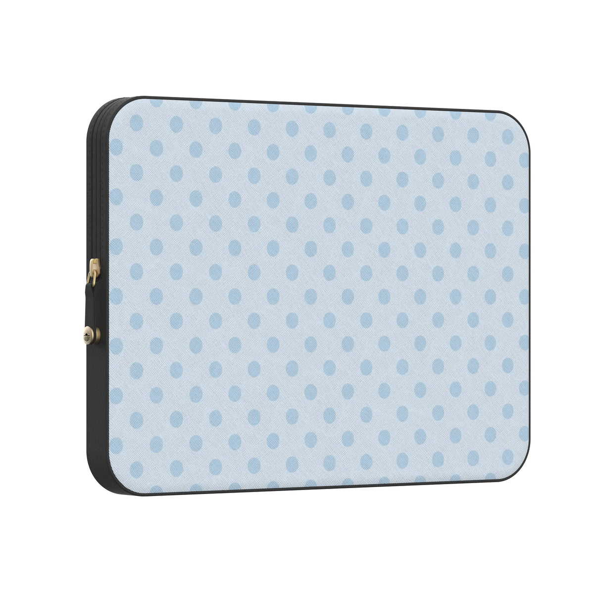 Spotted in SoHo | Light Blue Polka Dot Laptop Case