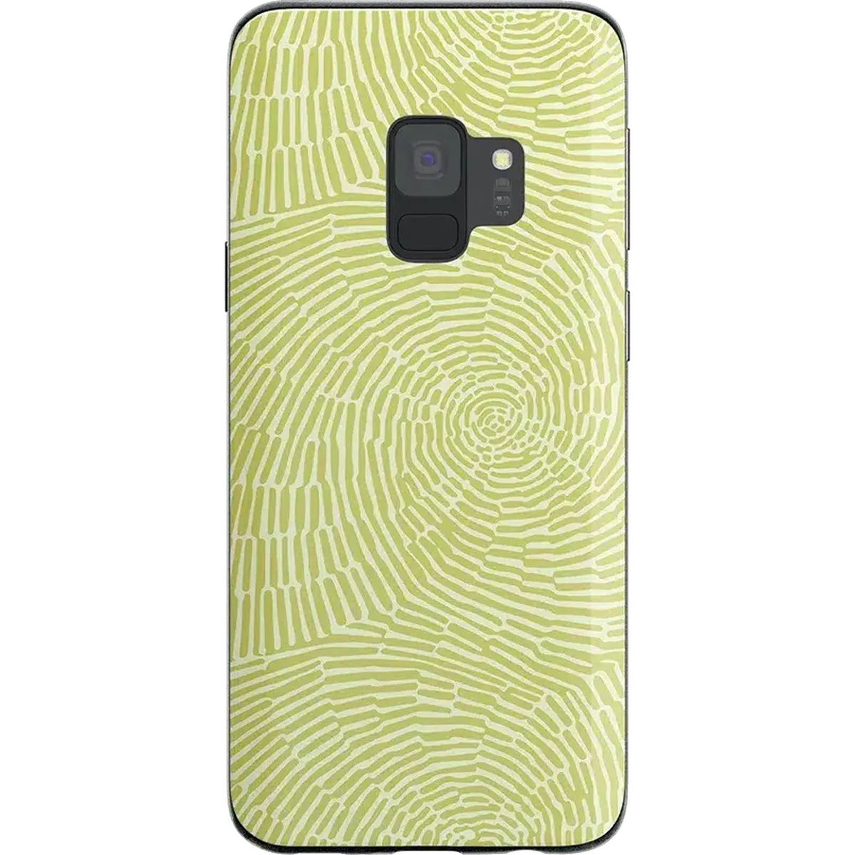 Swirl Away | Tea Green Geometric Samsung Case
