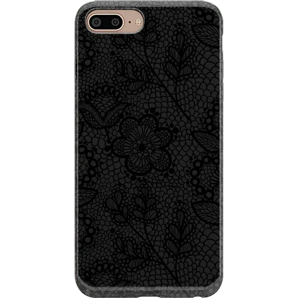 Lace Me Up | Black Floral Case