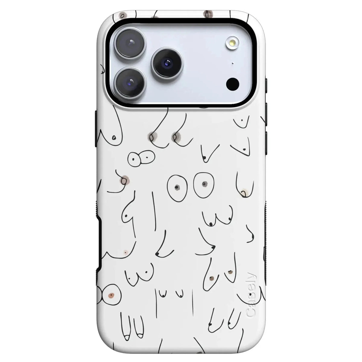 I'm With Her | Black & White Boobs Case