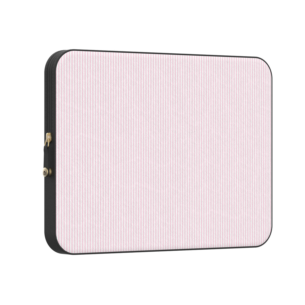 Stripes and the City | Light Pink Pinstripe Laptop Case