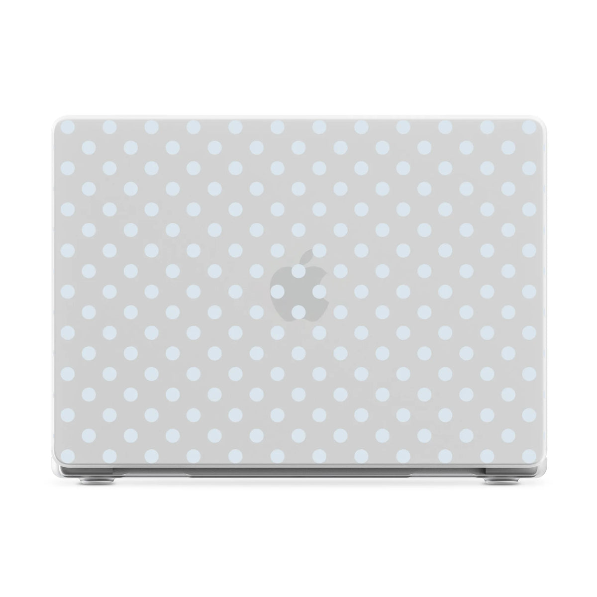 Spotted in SoHo | Light Blue Clear Polka Dot Laptop Shell