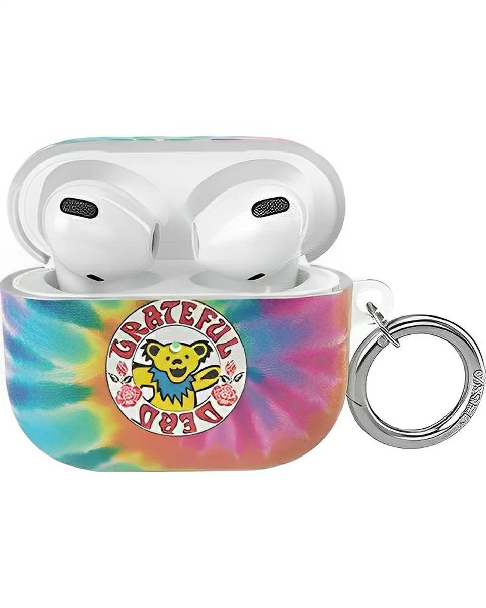 On Tour | Grateful Dead Tie Dye Sticker AirPods Case