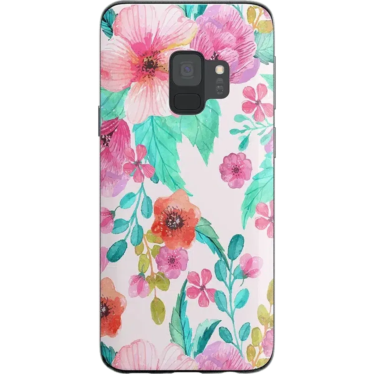Out And About | Light Pink Floral Samsung Case
