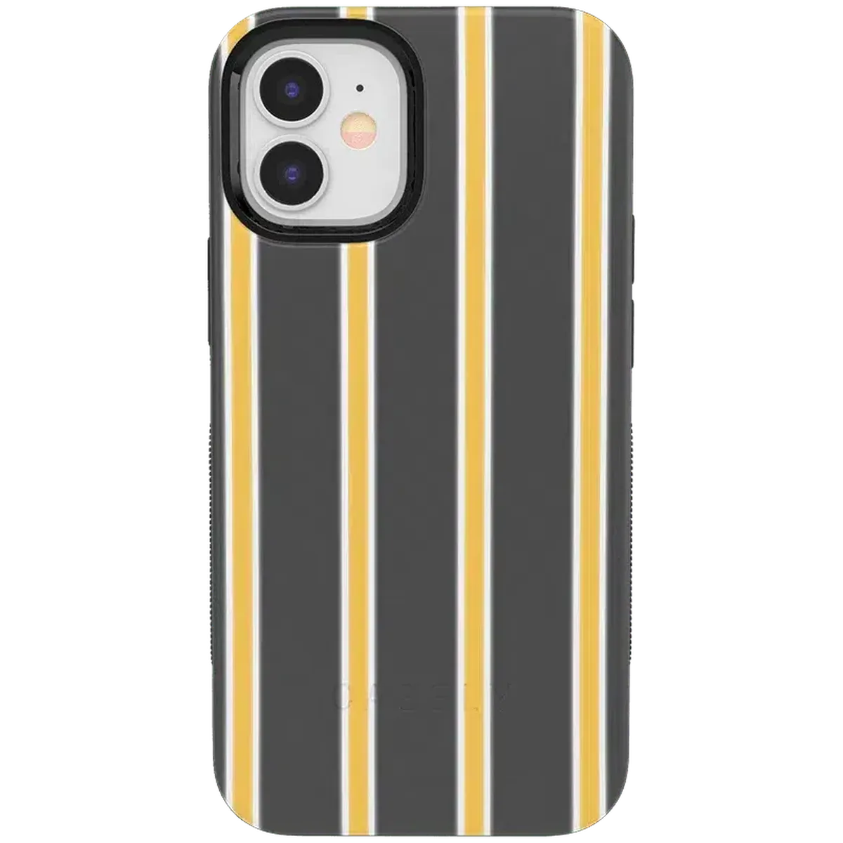 Fine Lines | Mustard Yellow Pinstripe iPhone Case