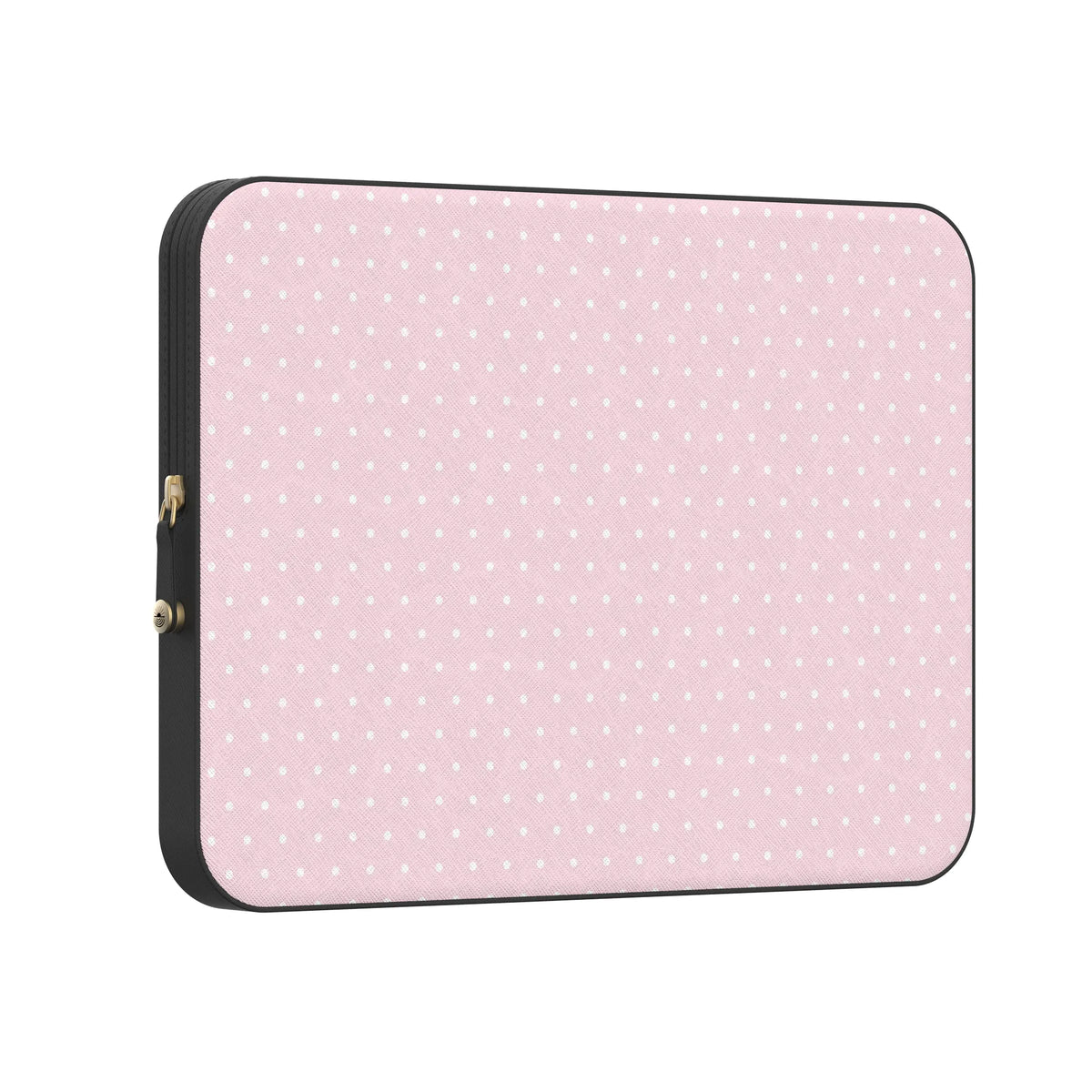 On the Dot | Pink & White Polka Dot Laptop Case
