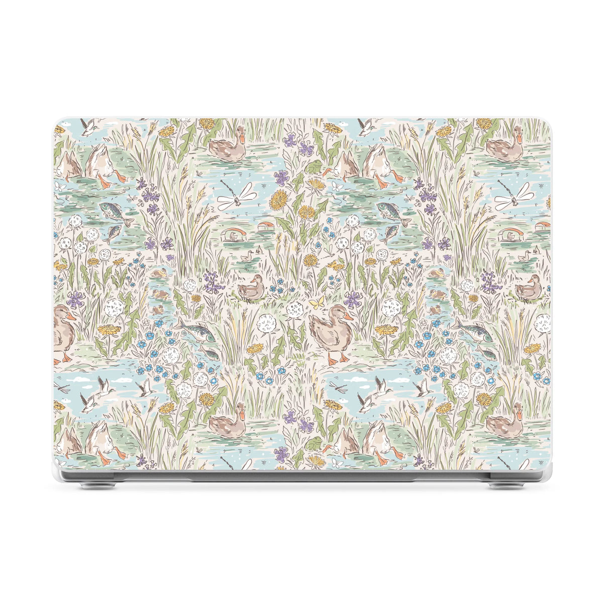 The Waddle Path | Duck Pond Laptop Shell