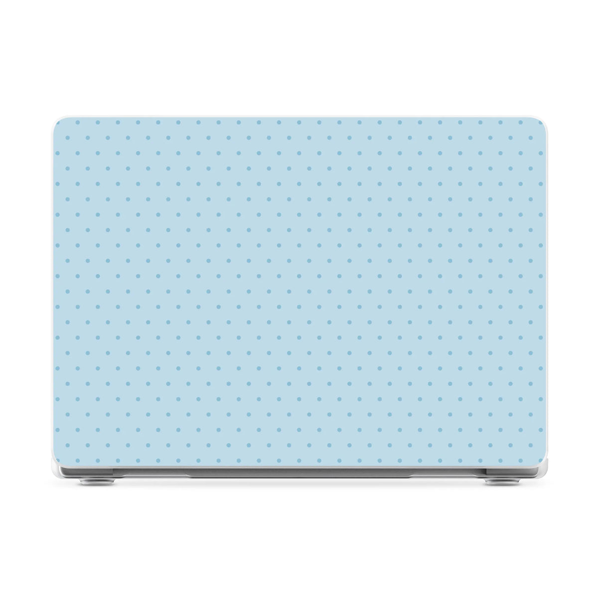 On the Dot | Blue Monochrome Polka Dot Laptop Shell