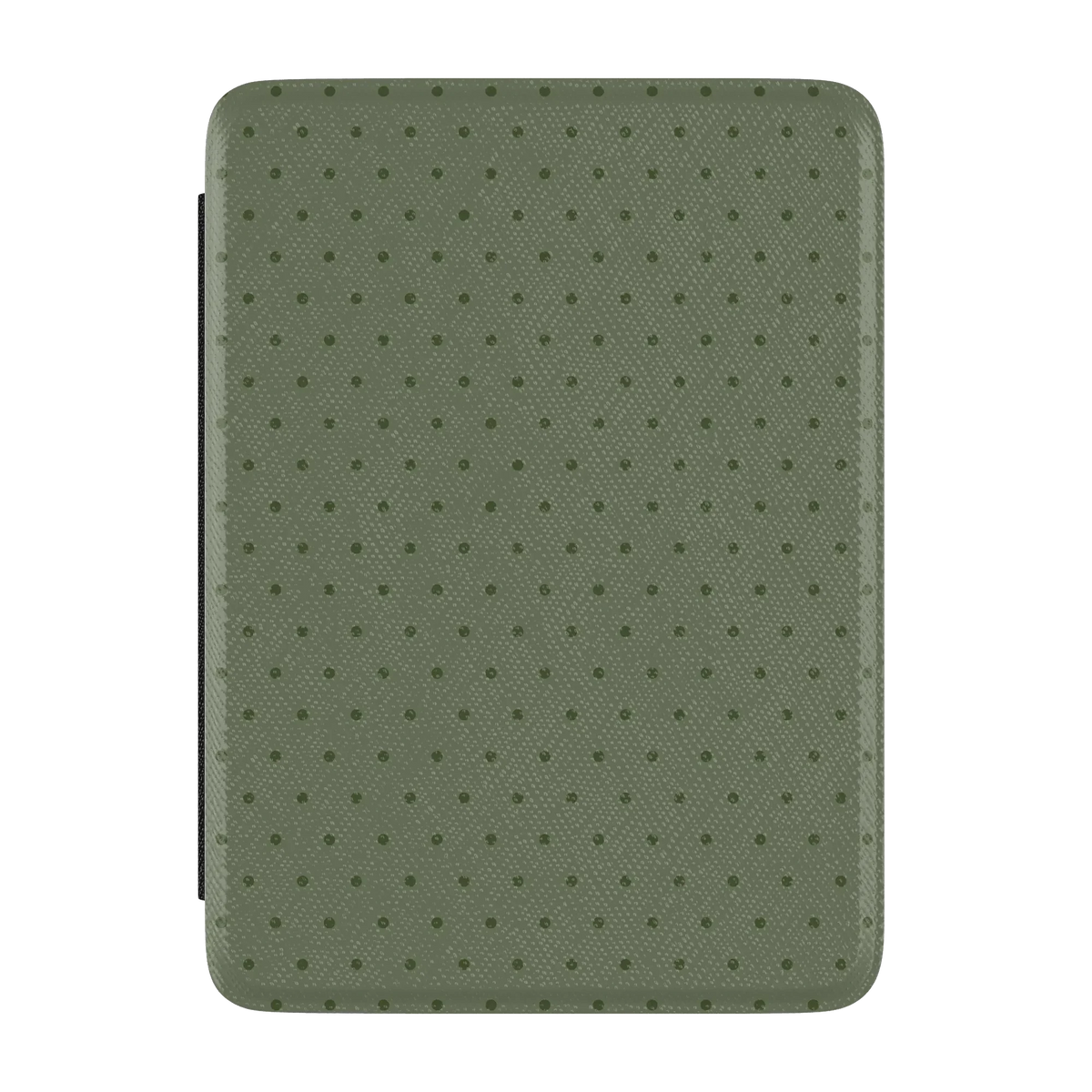 On the Dot | Olive Green Polka Dot Kindle Case