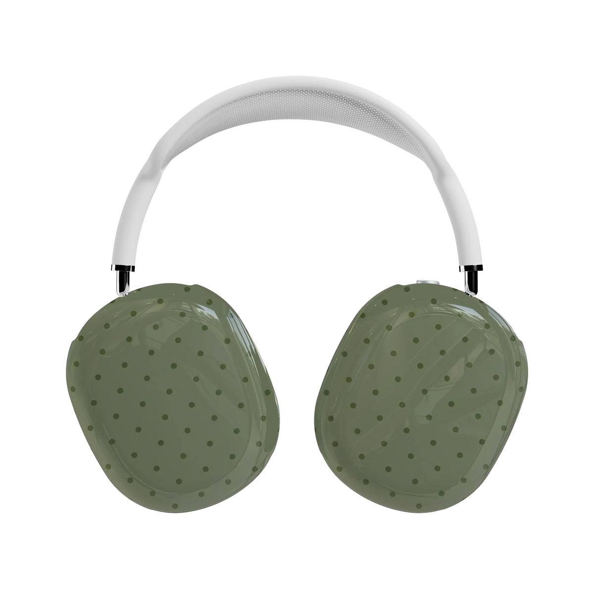 On the Dot | Olive Green Polka Dot AirPods Max Case
