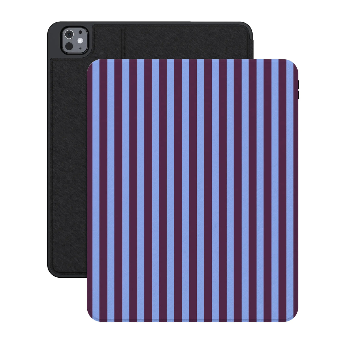 Perfect Stripes | Purple & Blue Stripes iPad Case