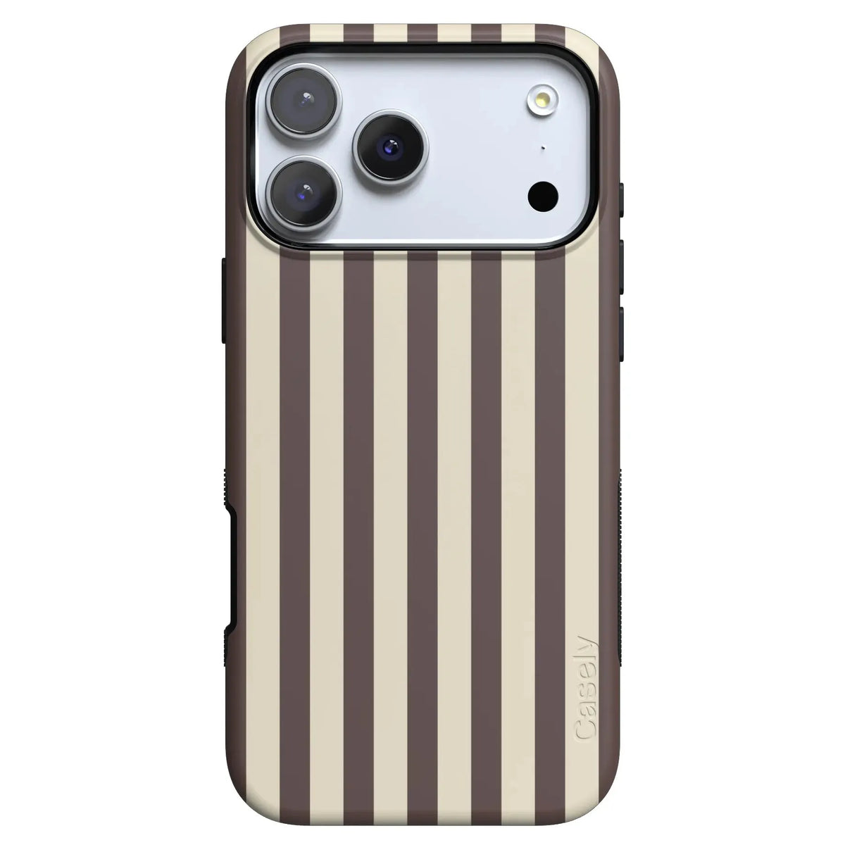 S'more Stripes | Brown Striped Case