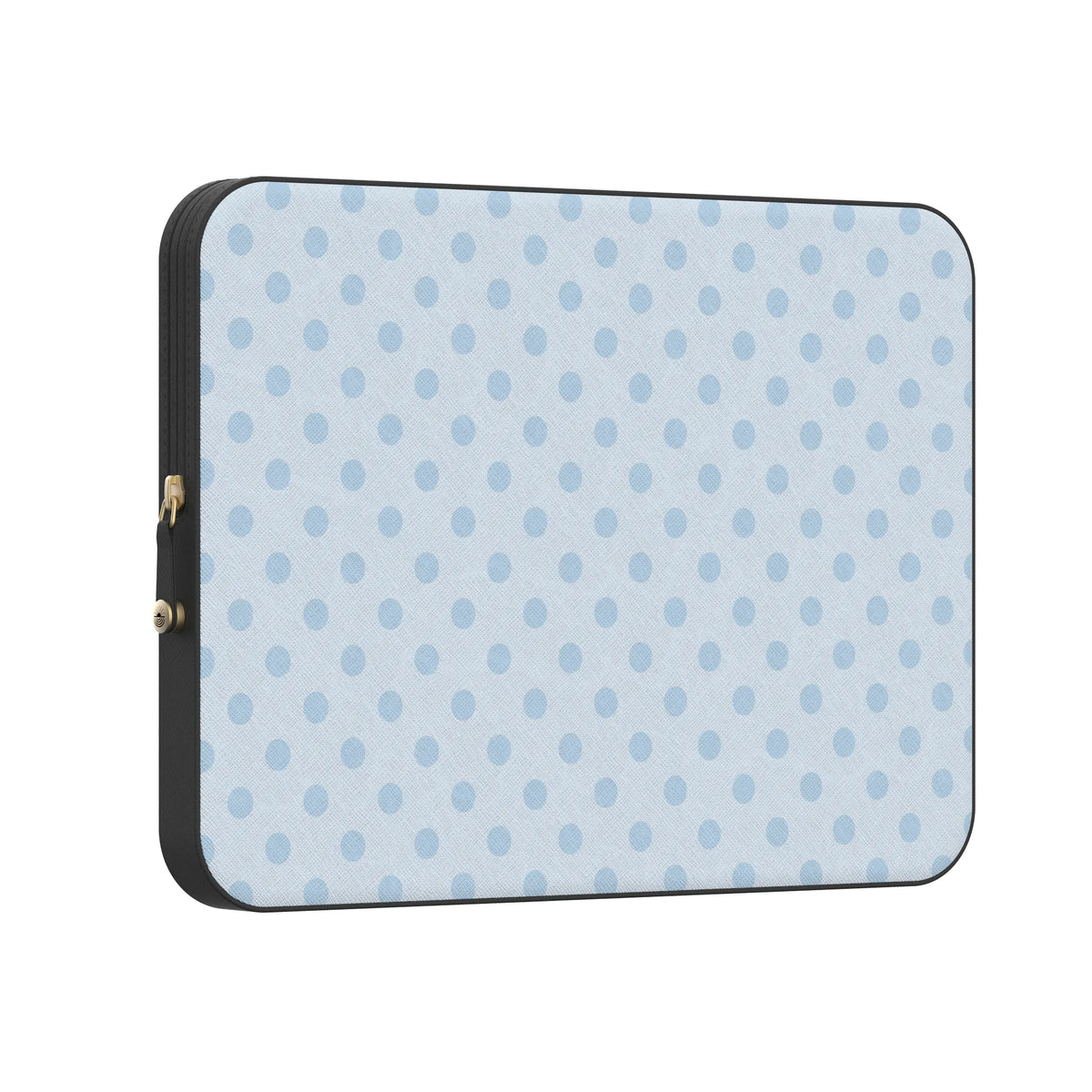 Spotted in SoHo | Light Blue Polka Dot Laptop Case